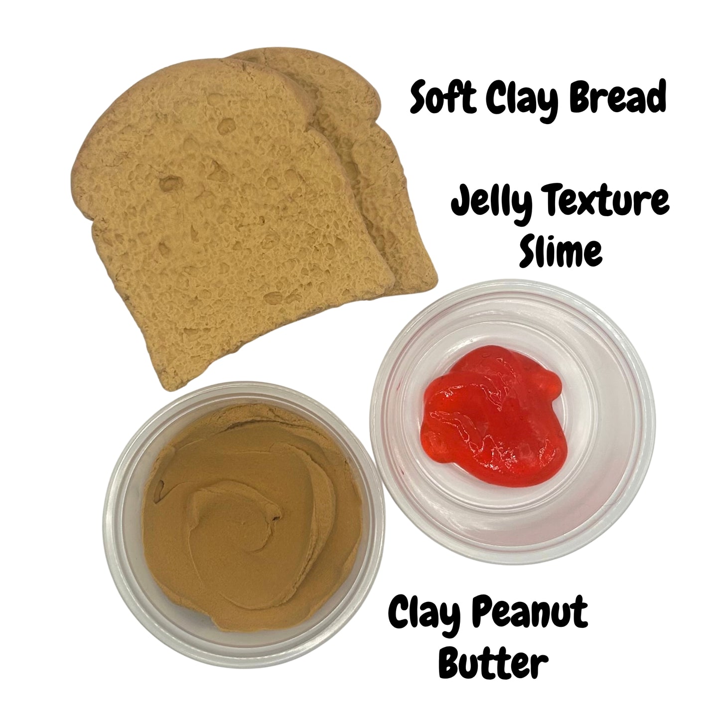 Peanut Butter & Jelly Clay Kit Slime