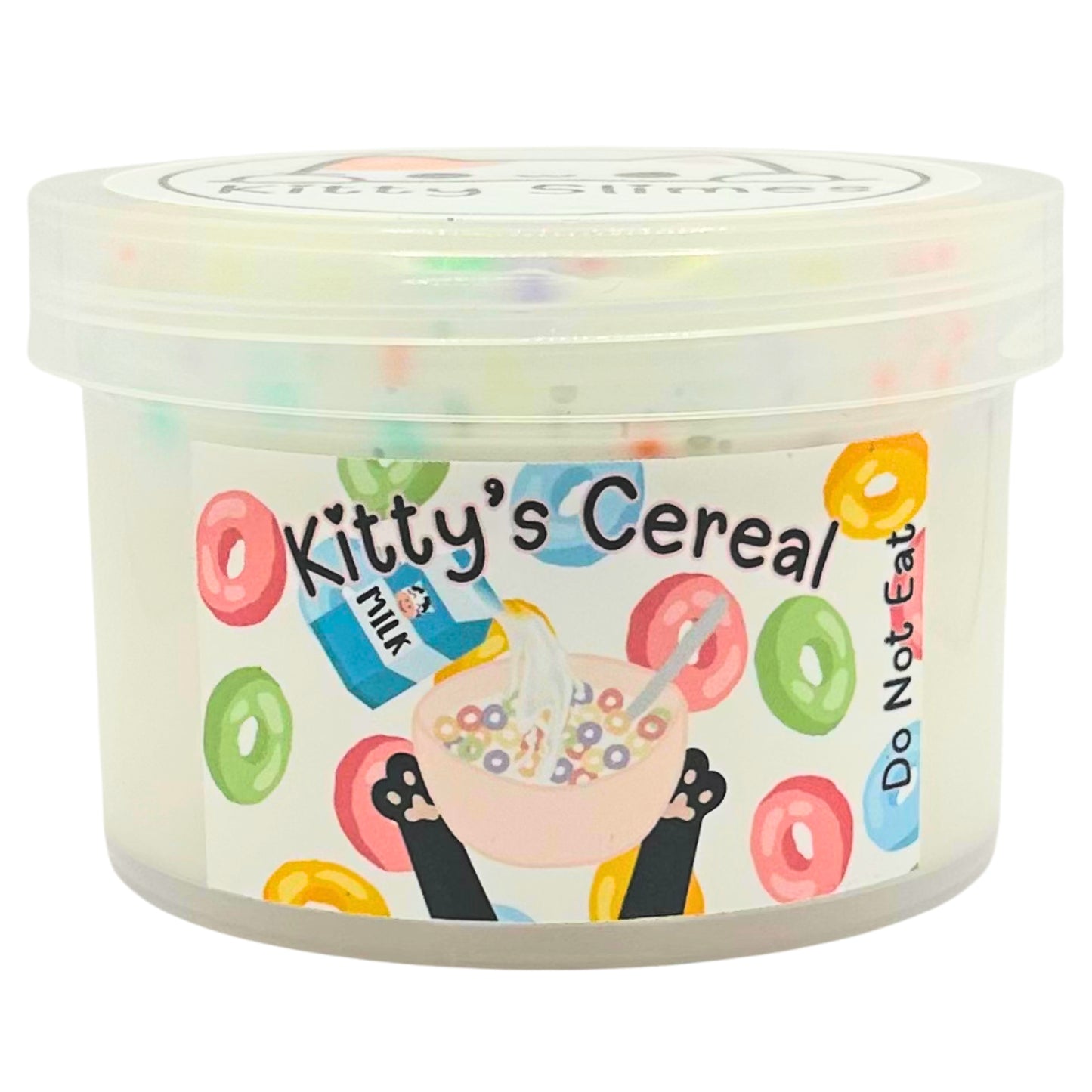 Kitty's Cereal Foam Ball Slime