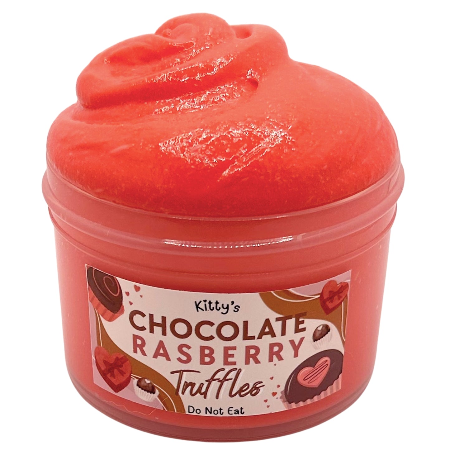 Chocolate Raspberry Truffles Clay Wax DIY Slime Kit