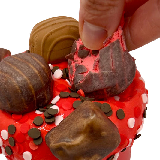 Chocolate Raspberry Truffles Clay Wax DIY Slime Kit
