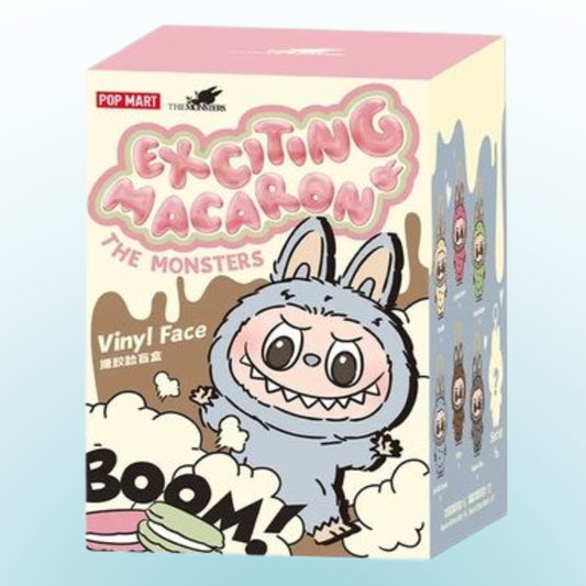 Labubu Macaron Mystery Box Plush Keychain Replica